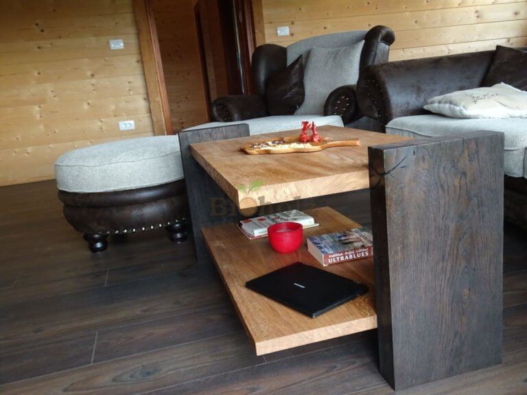 Couchtisch-Alteiche - Massiv Bioholz