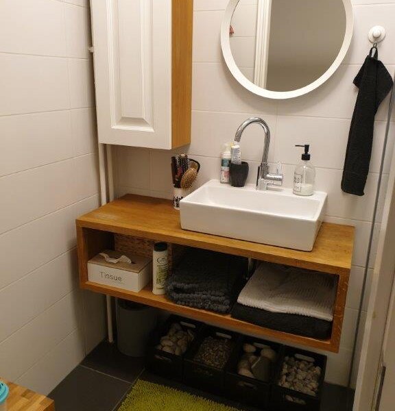 Wildeiche Badezimmer