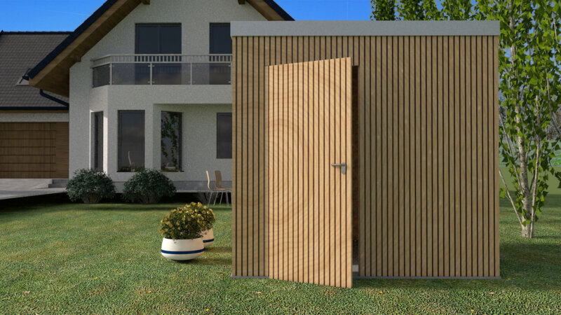 Gartenhaus aus sibirischer Lärche – Bild 3