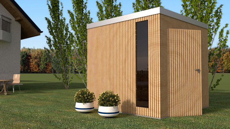 Gartenhaus aus sibirischer Lärche – Bild 4