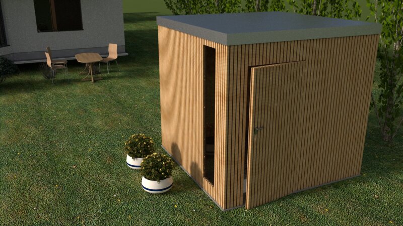 Gartenhaus aus sibirischer Lärche – Bild 2