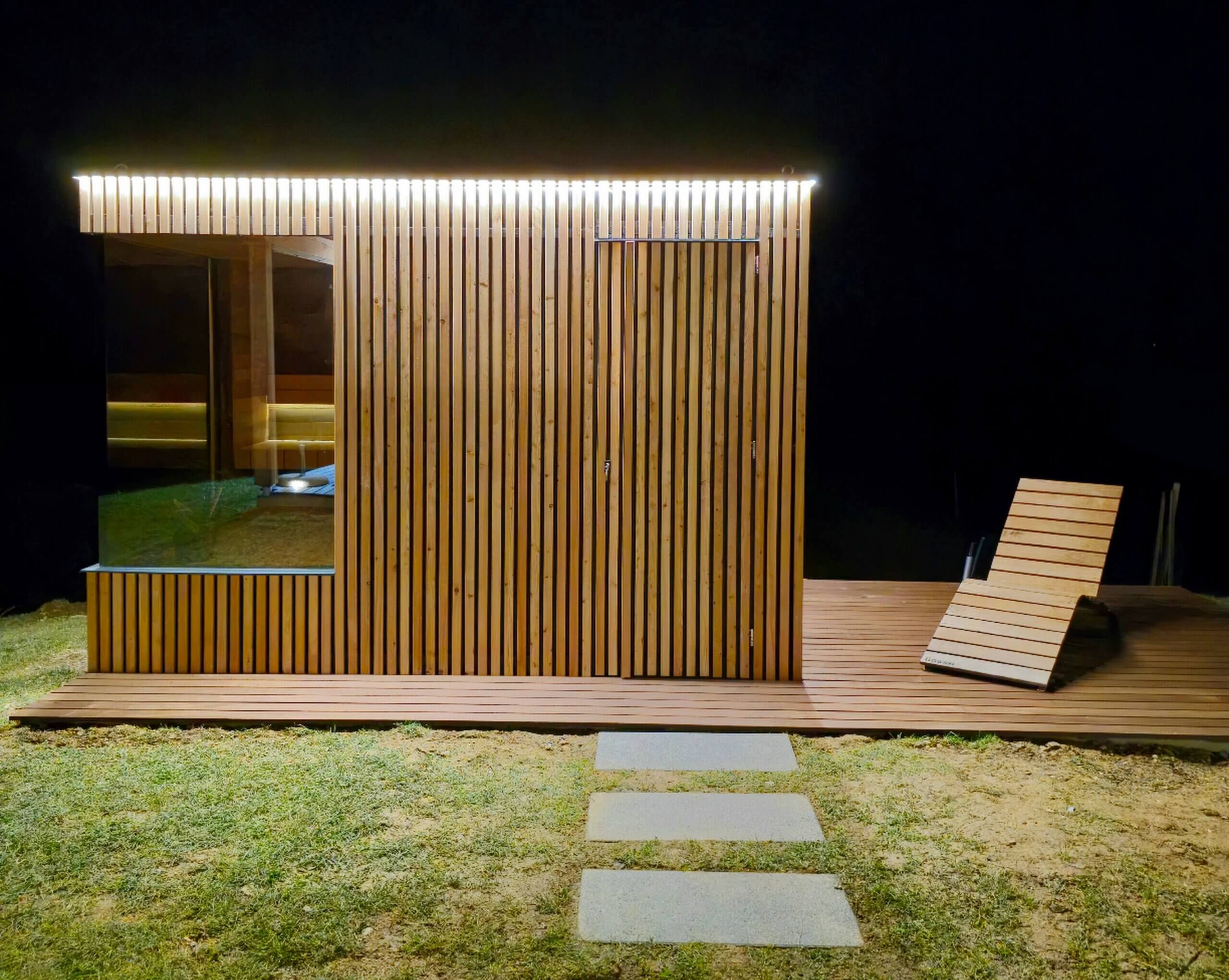 Linassi Premium Sauna aus der Gartenvillas Linassi Kollektion – Bild 7
