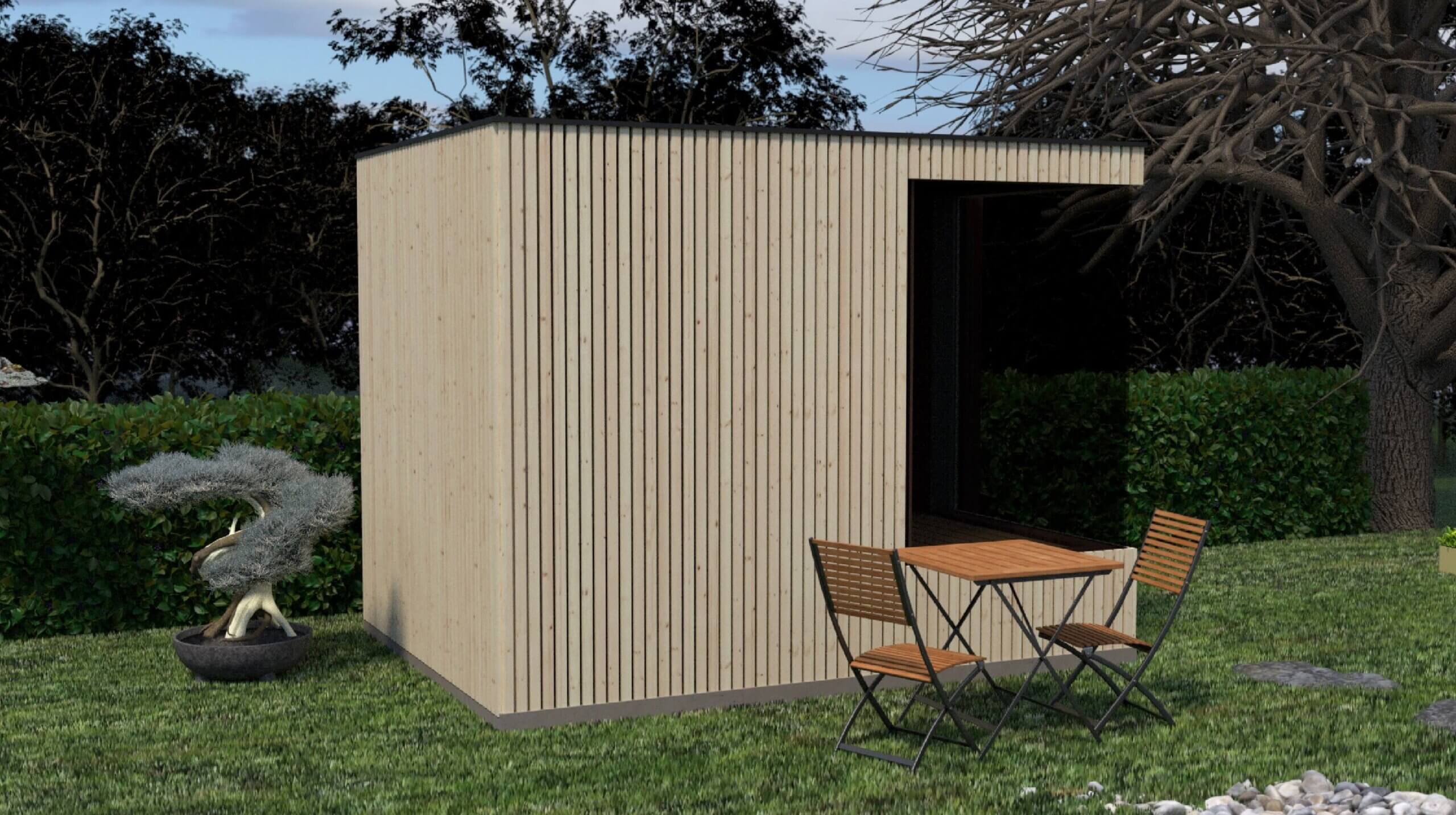 Linassi Premium Sauna aus der Gartenvillas Linassi Kollektion – Bild 9