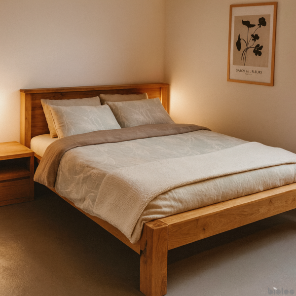 🔥 Einzigartiges Eichenbett aus massiven Balken – JETZT -7% → Nur 1.390 EUR!