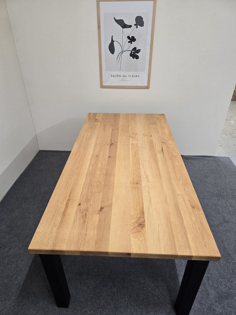 Massiver Erlen-Esstisch 280 × 100 cm mit zwei Verlängerungen – Bild 3