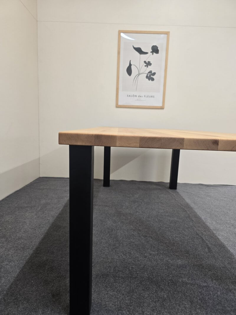 Massiver Erlen-Esstisch 280 × 100 cm mit zwei Verlängerungen – Bild 4