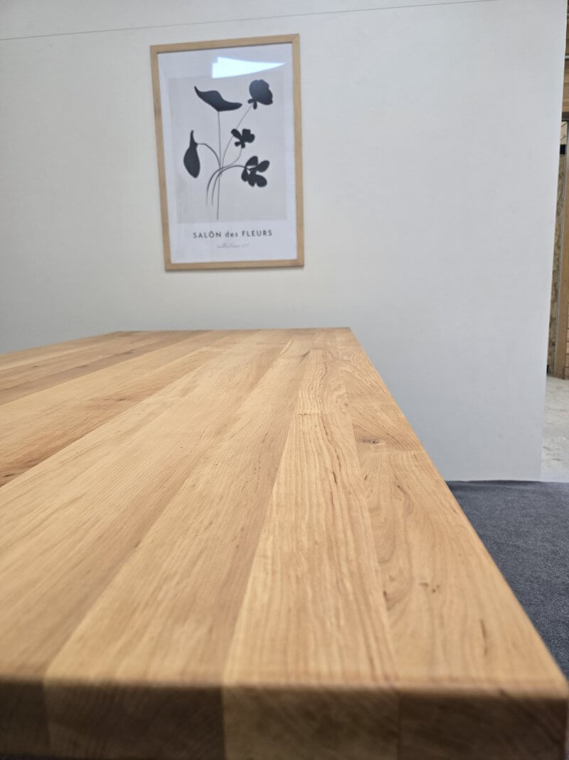 Massiver Erlen-Esstisch 280 × 100 cm mit zwei Verlängerungen – Bild 5