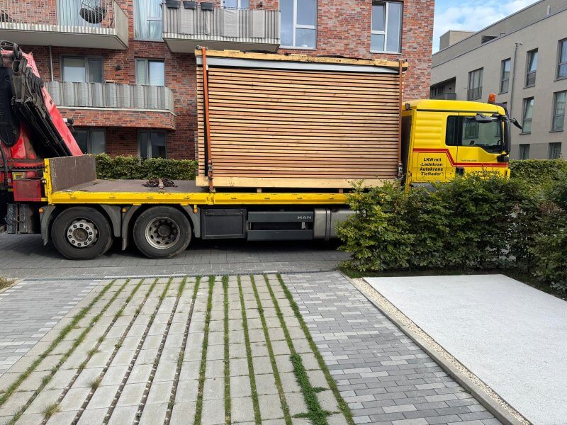 Gartenhaus nach Maß – aus Slowenien nach Deutschland – Bild 3