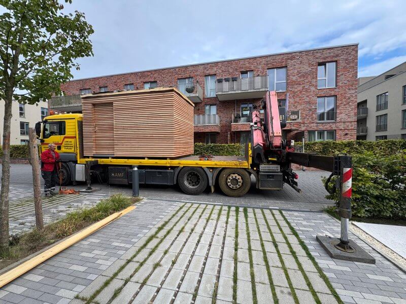 Gartenhaus nach Maß – aus Slowenien nach Deutschland – Bild 5
