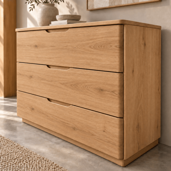 Kommode DOLLY – aus Massivholz mit handbearbeiteter Oberfläche